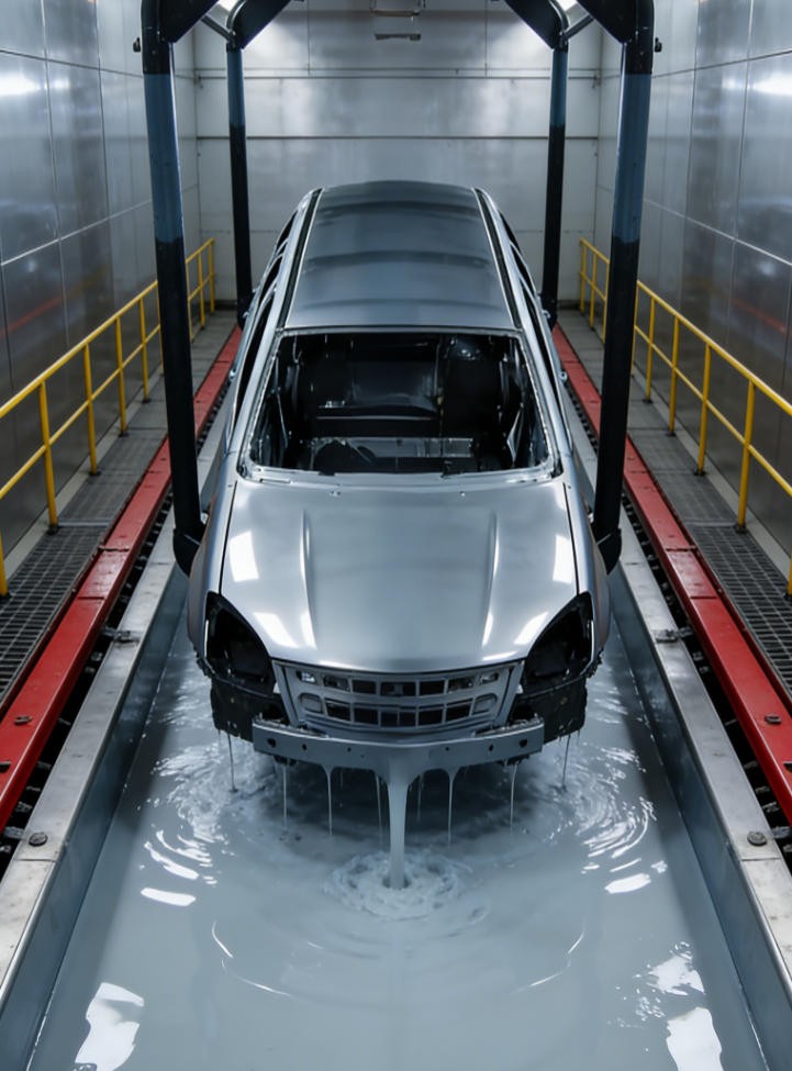 不同材质的金属（如钢铁、铝合金、镀锌板）在电泳涂装时需要注意哪些特殊工艺参数调整？