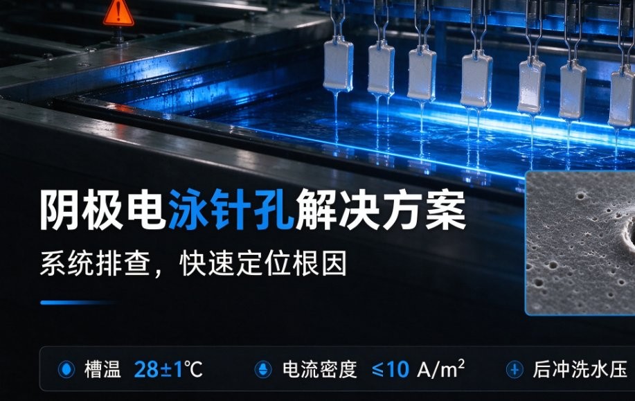 针孔不是换漆能解决的：阴极电泳针孔的 5 种分型与一张排查顺序表